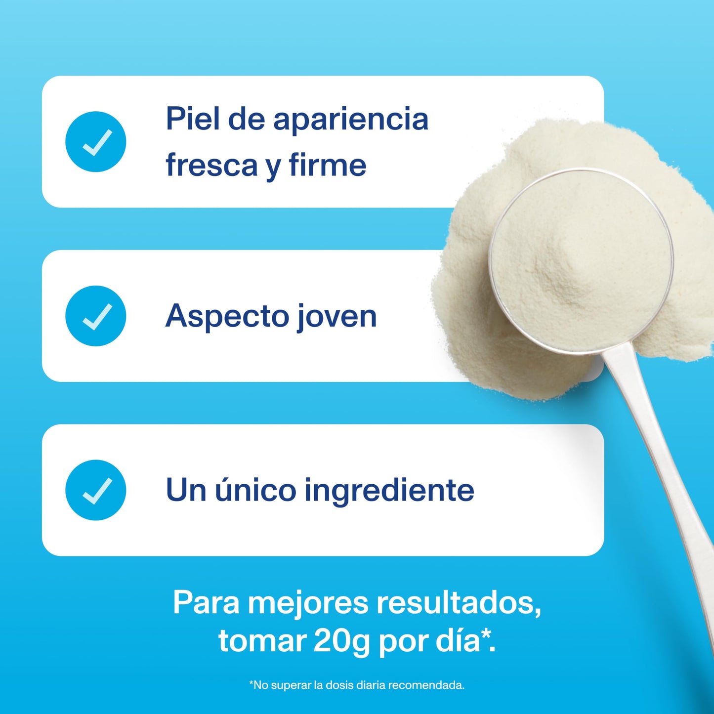 Vital Proteins Péptidos de Colágeno, complemento alimenticio en polvo, colágeno hidrolizado (Tipo I, III), sin sabor, para la piel, cabello, uñas, sin gluten, 20 g por dosis, 264g