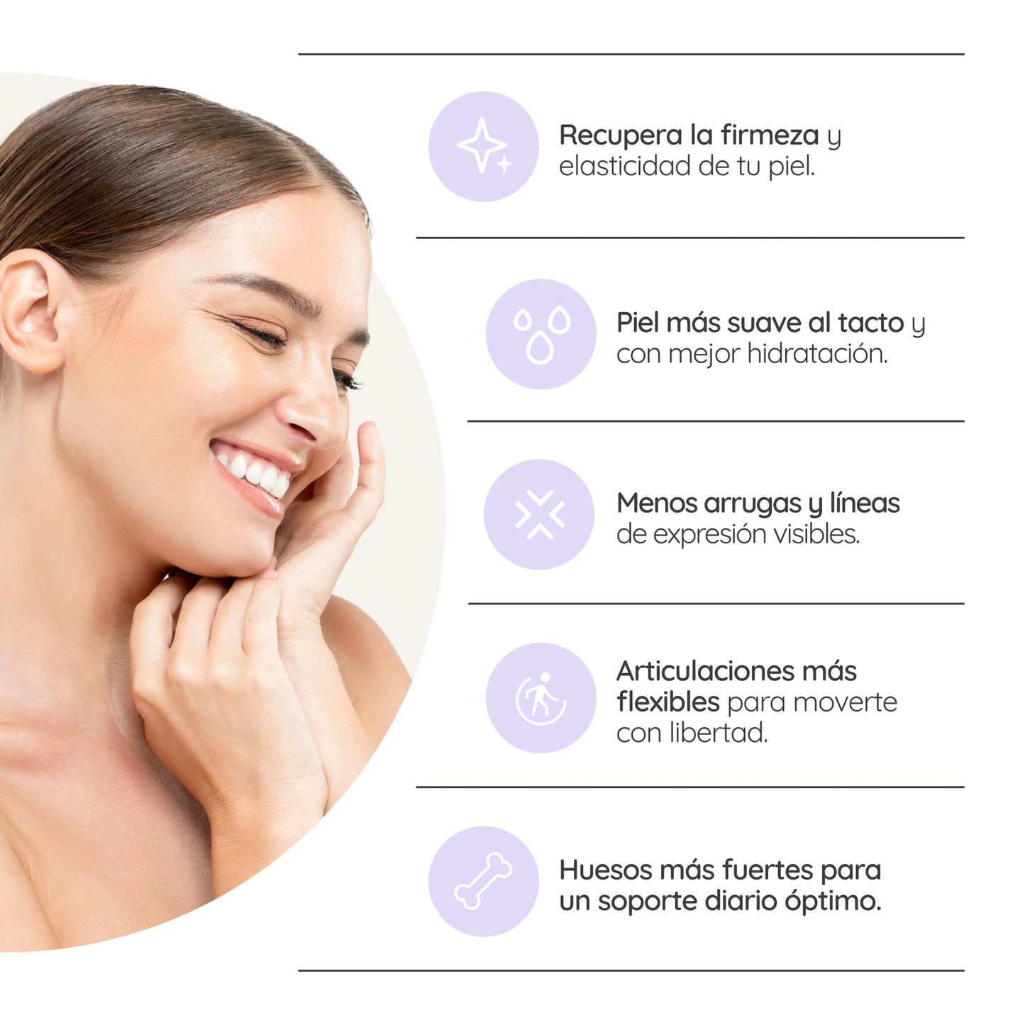 Colageno con Magnesio y Acido Hialuronico. Vitamina C. 150 Cápsulas Suministro 75 días. Alta Concentración. Cuidado de Articulaciones, Piel y Huesos. Colágeno Marino PEPTAN. CE.N2 Natural Nutrition