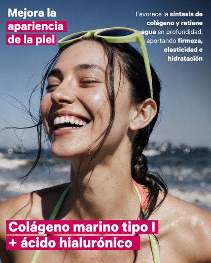 Colágeno Marino Hidrolizado Puro con Ácido Hialurónico, Vitamina C, Coenzima Q10 y Biotina - 150 Cápsulas, 5 Meses - Alta Biodisponibilidad - Péptidos Tipo I - Articulaciones, Piel, Pelo y Uñas