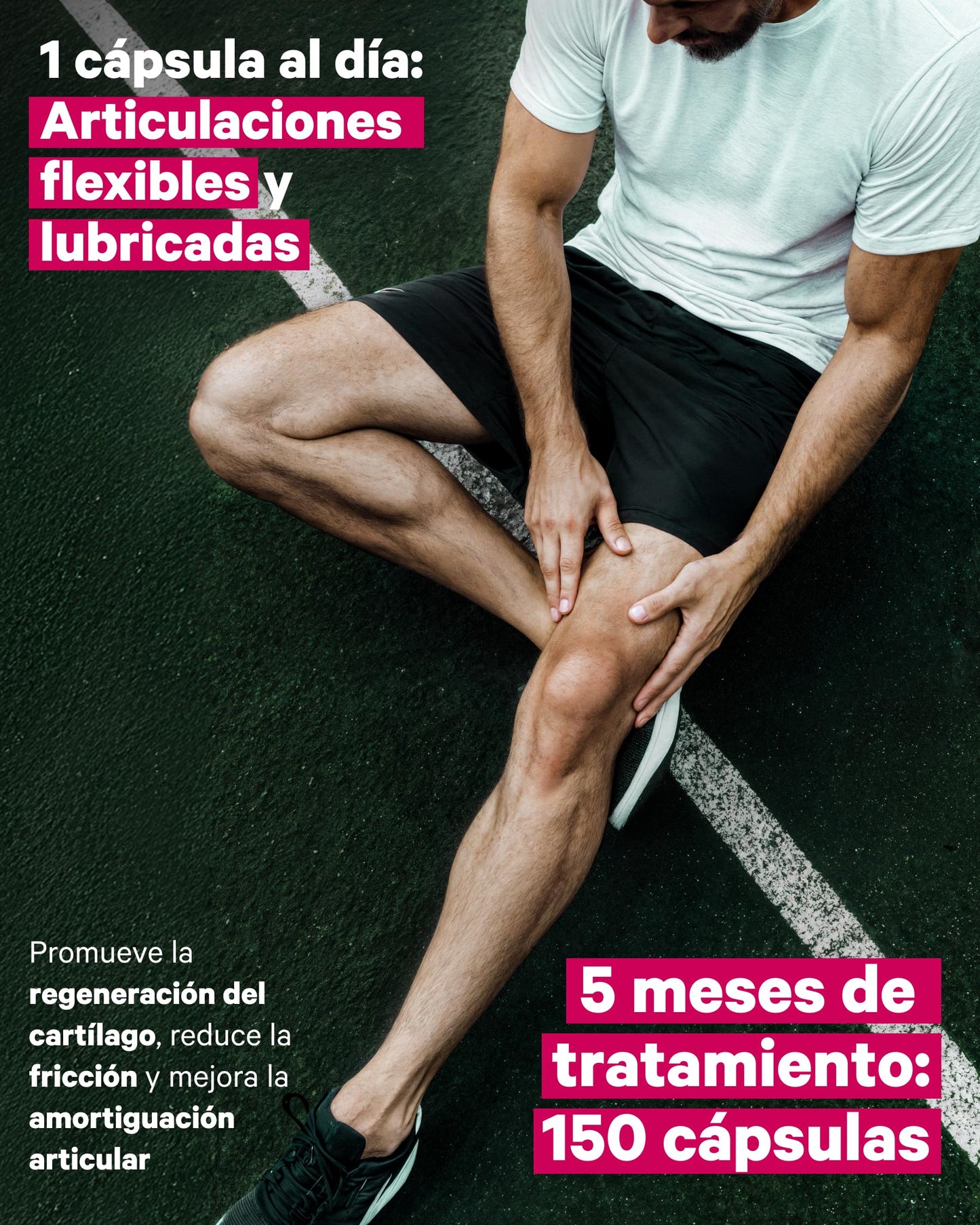 Colágeno Marino Hidrolizado Puro con Ácido Hialurónico, Vitamina C, Coenzima Q10 y Biotina - 150 Cápsulas, 5 Meses - Alta Biodisponibilidad - Péptidos Tipo I - Articulaciones, Piel, Pelo y Uñas