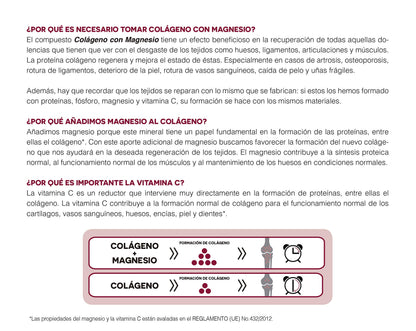 Ana Maria Lajusticia - Colágeno con magnesio – 900 comprimidos articulaciones fuertes y piel tersa. Regenerador de tejidos con colageno hidrolizado tipo 1 y tipo 2. Envase para 150 días de tratamiento